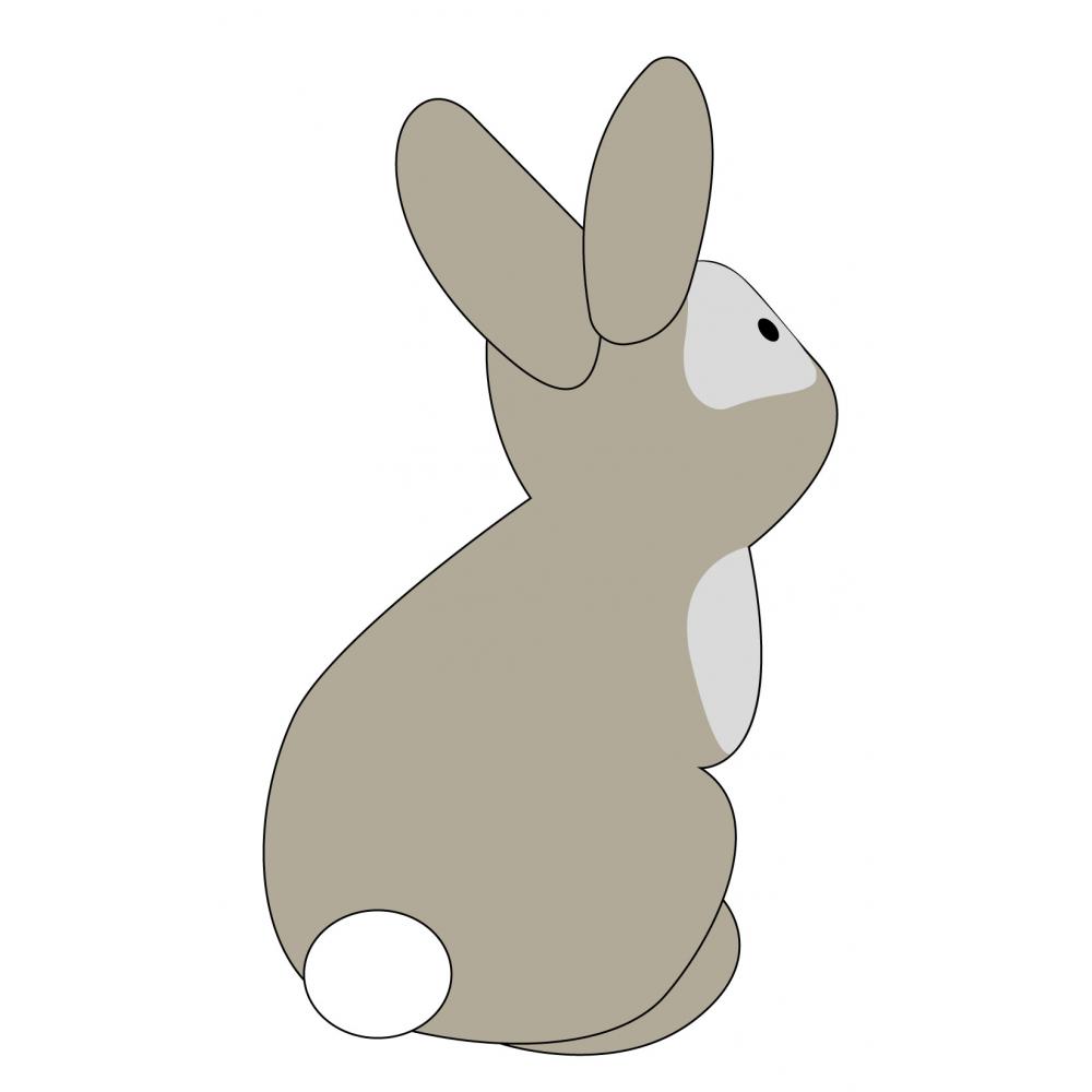 Lapin autocollant adhésif sticker logo 8436