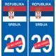 66 Cerdanya sticker sticker plate