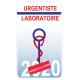 Caducée Urgentiste Laboratoire sticker autocollant