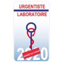 Caducée Urgentiste Laboratoire sticker autocollant