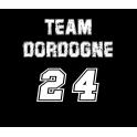 Team Dordogne 24 autocollant adhésif sticker logo