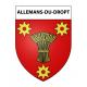 Stickers coat of arms Allemans-du-Dropt adhesive sticker