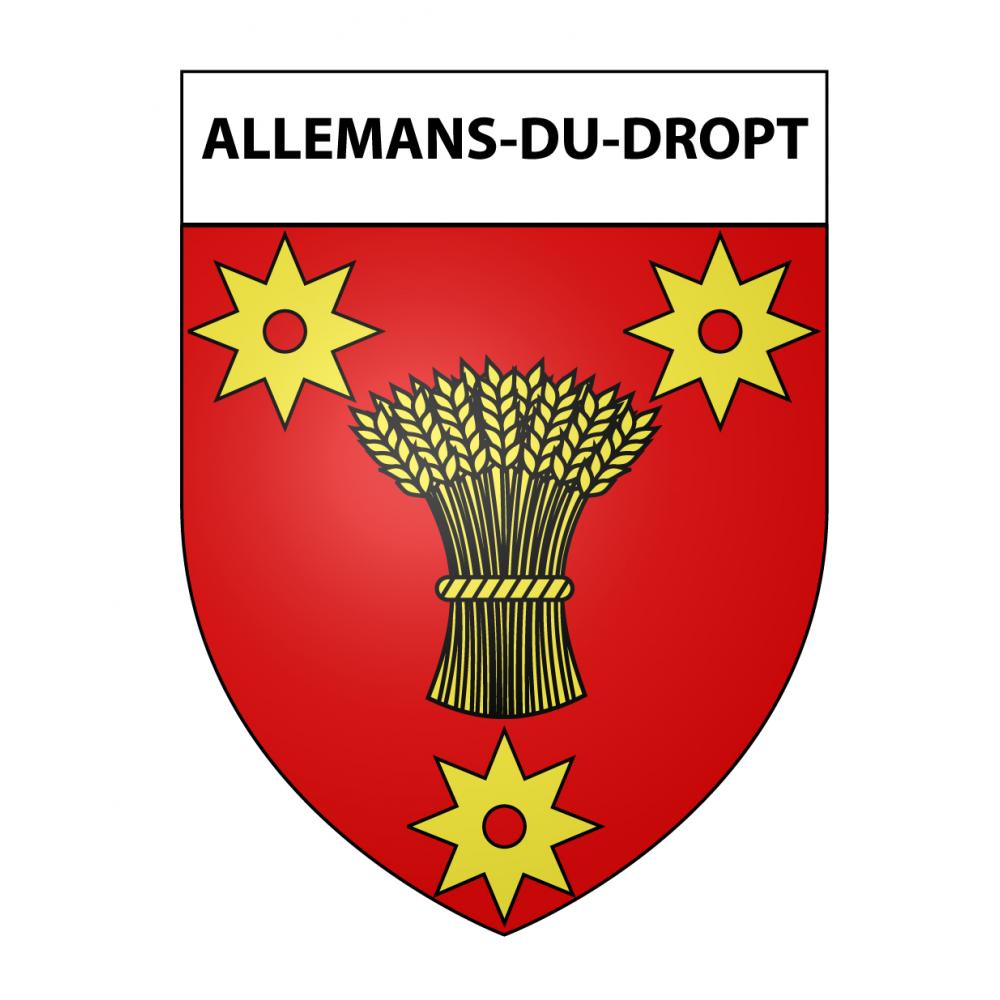 Stickers coat of arms Allemans-du-Dropt adhesive sticker