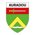 Auradou 47 ville sticker blason écusson autocollant adhésif