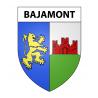 Bajamont 47 ville sticker blason écusson autocollant adhésif