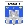 Adesivi stemma Barbaste adesivo