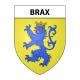 Brax 47 ville sticker blason écusson autocollant adhésif