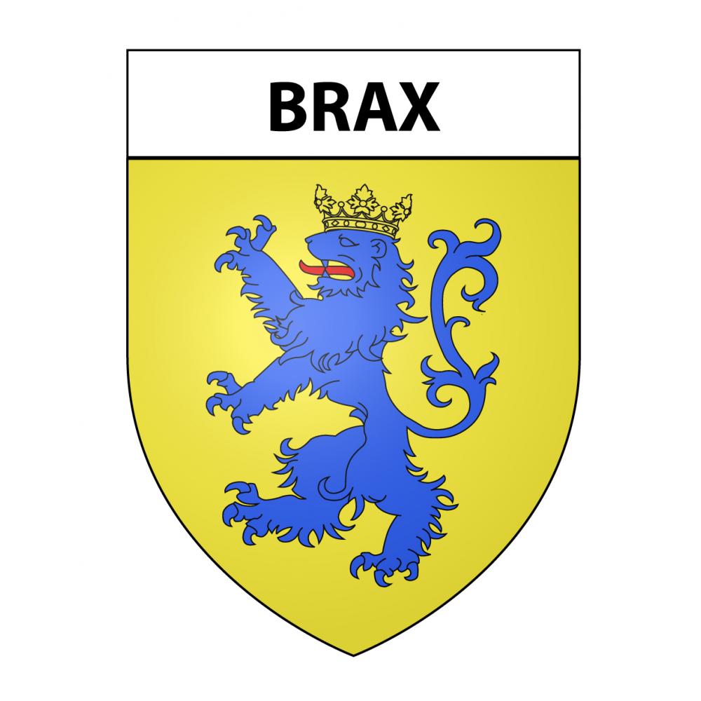 Brax 47 ville sticker blason écusson autocollant adhésif