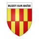 Buzet-sur-Baïse Sticker wappen, gelsenkirchen, augsburg, klebender aufkleber