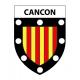 Stickers coat of arms Cancon adhesive sticker