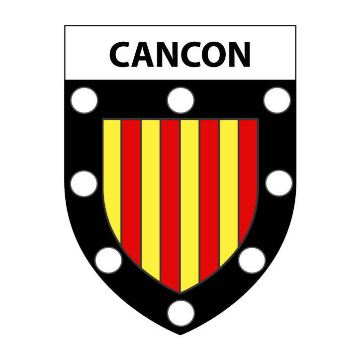 Cancon Sticker wappen, gelsenkirchen, augsburg, klebender aufkleber