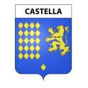 Pegatinas escudo de armas de Castella adhesivo de la etiqueta engomada