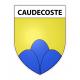 Caudecoste Sticker wappen, gelsenkirchen, augsburg, klebender aufkleber