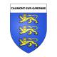 Caumont-sur-Garonne 47 ville sticker blason écusson autocollant adhésif