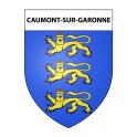Stickers coat of arms Caumont-sur-Garonne adhesive sticker