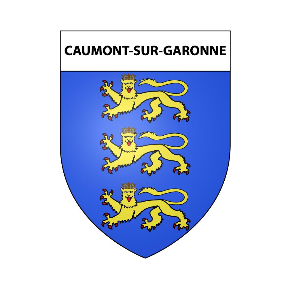 Adesivi stemma Caumont-sur-Garonne adesivo