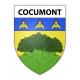 Stickers coat of arms Cocumont adhesive sticker