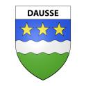 Pegatinas escudo de armas de Dausse adhesivo de la etiqueta engomada