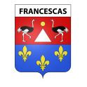 Francescas 47 ville sticker blason écusson autocollant adhésif