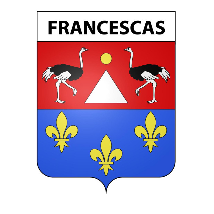 Stickers coat of arms Francescas adhesive sticker