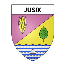 Jusix Sticker wappen, gelsenkirchen, augsburg, klebender aufkleber