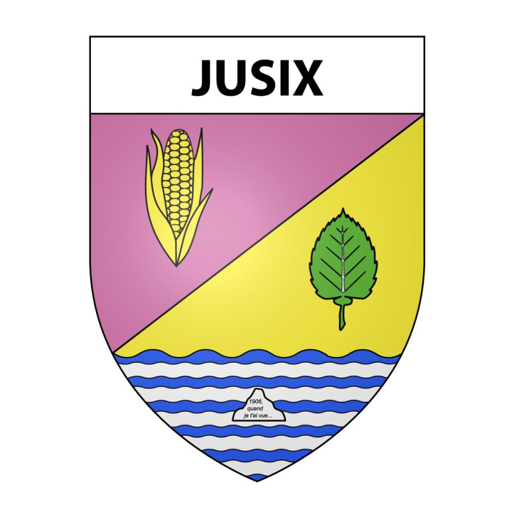 Jusix Sticker wappen, gelsenkirchen, augsburg, klebender aufkleber