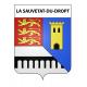 La Sauvetat-du-Dropt 47 ville sticker blason écusson autocollant adhésif