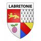 Labretonie Sticker wappen, gelsenkirchen, augsburg, klebender aufkleber
