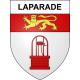 Laparade Sticker wappen, gelsenkirchen, augsburg, klebender aufkleber