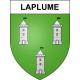 Laplume 47 ville sticker blason écusson autocollant adhésif