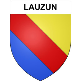 Lauzun Sticker wappen, gelsenkirchen, augsburg, klebender aufkleber