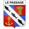 Le Passage 47 ville sticker blason écusson autocollant adhésif