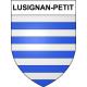 Pegatinas escudo de armas de Lusignan-Petit adhesivo de la etiqueta engomada