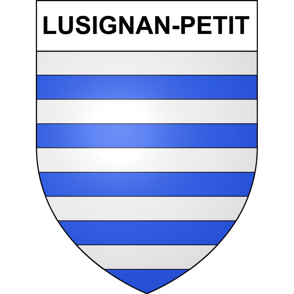 Lusignan-Petit Sticker wappen, gelsenkirchen, augsburg, klebender aufkleber