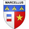 Stickers coat of arms Marcellus adhesive sticker