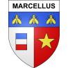 Marcellus 47 ville sticker blason écusson autocollant adhésif