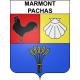 Marmont-Pachas 47 ville sticker blason écusson autocollant adhésif
