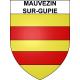 Pegatinas escudo de armas de Mauvezin-sur-Gupie adhesivo de la etiqueta engomada