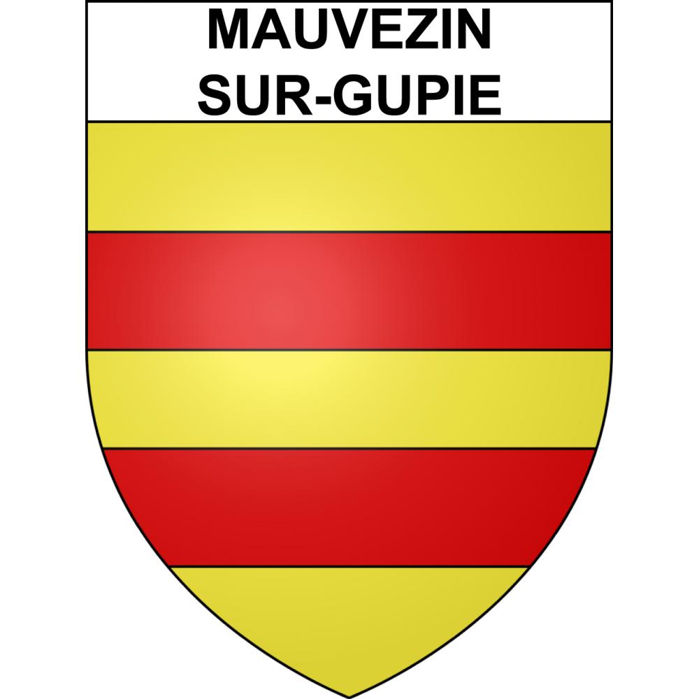 Adesivi stemma Mauvezin-sur-Gupie adesivo