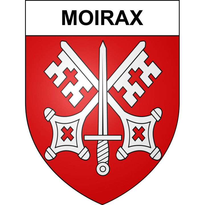 Pegatinas escudo de armas de Moirax adhesivo de la etiqueta engomada