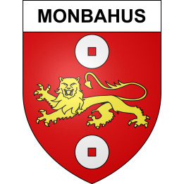 Monbahus 47 ville sticker blason écusson autocollant adhésif