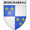 Stickers coat of arms Moncrabeau adhesive sticker