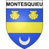 Montesquieu 47 ville sticker blason écusson autocollant adhésif