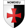 Nomdieu Sticker wappen, gelsenkirchen, augsburg, klebender aufkleber