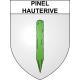 Pinel-Hauterive 47 ville sticker blason écusson autocollant adhésif