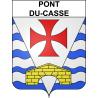 Pont-du-Casse Sticker wappen, gelsenkirchen, augsburg, klebender aufkleber