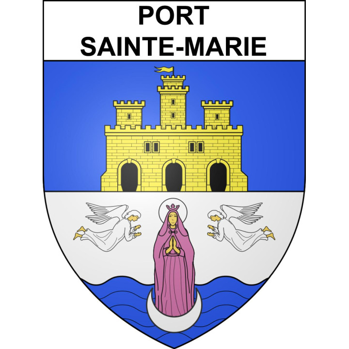 Stickers coat of arms Port-Sainte-Marie adhesive sticker