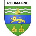 Roumagne Sticker wappen, gelsenkirchen, augsburg, klebender aufkleber