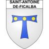 Saint-Antoine-de-Ficalba 47 ville sticker blason écusson autocollant adhésif