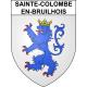 Stickers coat of arms Sainte-Colombe-en-Bruilhois adhesive sticker